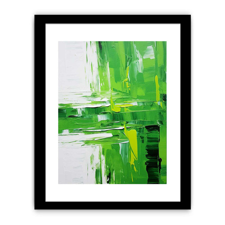 Abstract Painting Green
