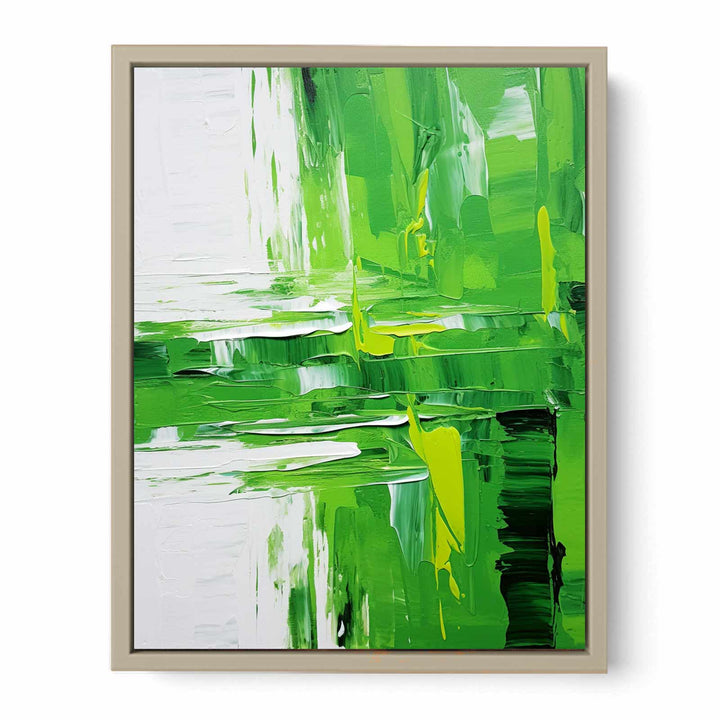 Abstract Painting Green