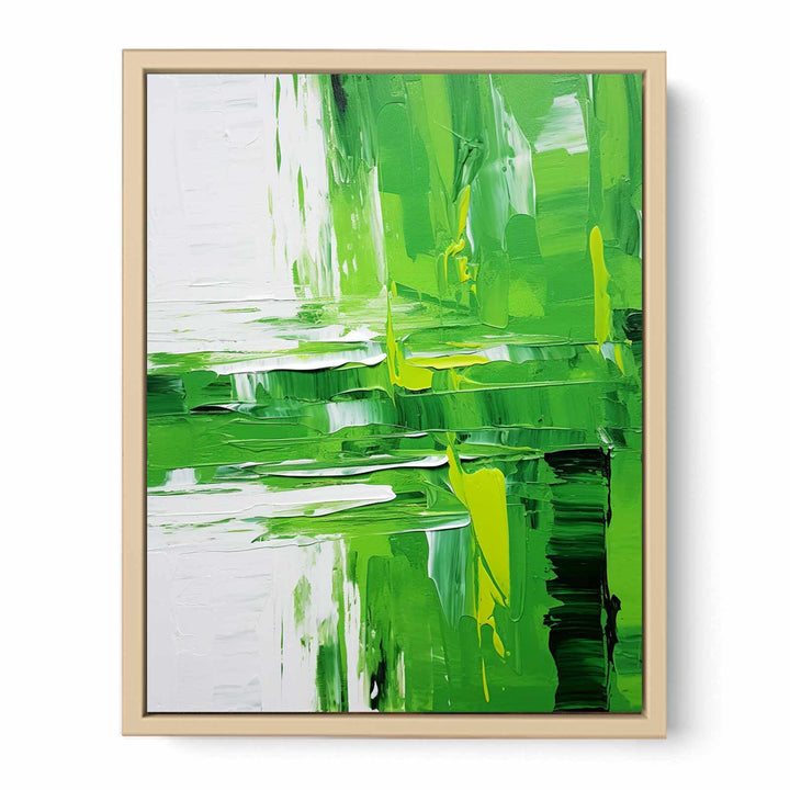 Abstract Painting Green