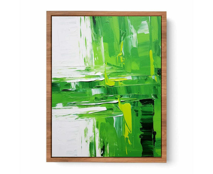 Abstract Painting Green