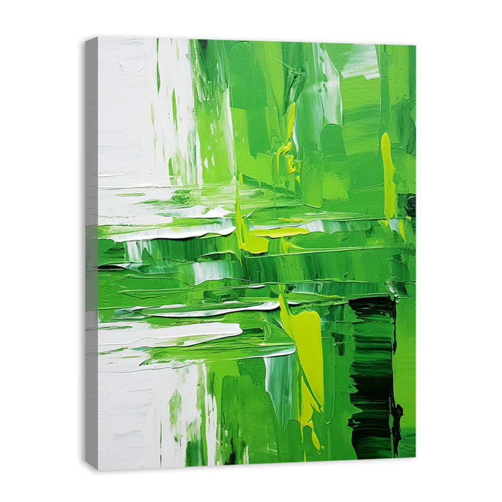 Abstract Painting Green