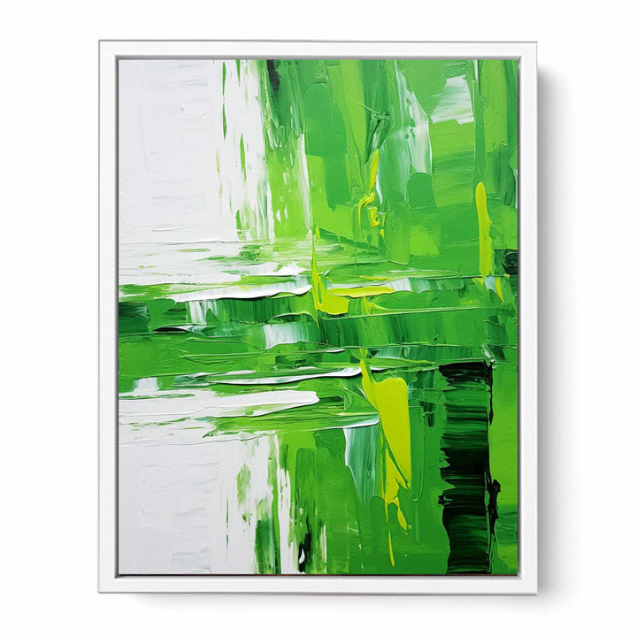 Abstract Painting Green