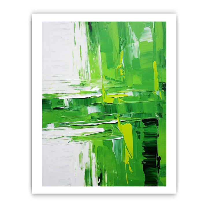 Abstract Painting Green