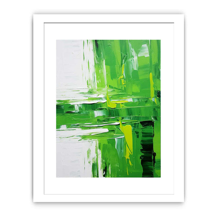 Abstract Painting Green