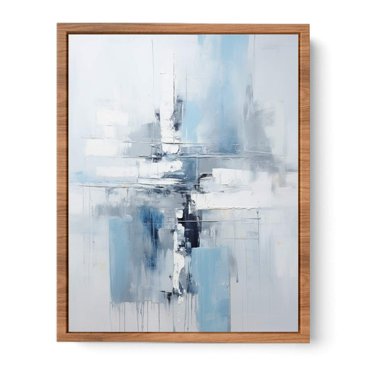 Abstract Painting  Blue Grey