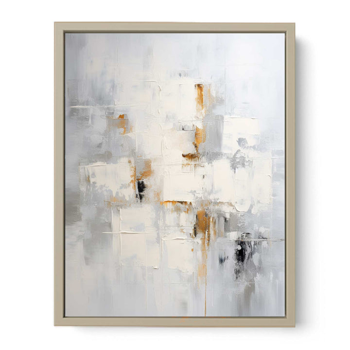 White Knife Art Abstract Painting