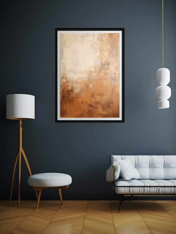 Brown Abstract Painting