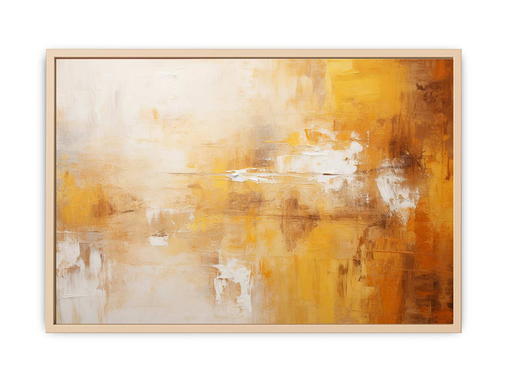 Abstract Brown Yellow Painting