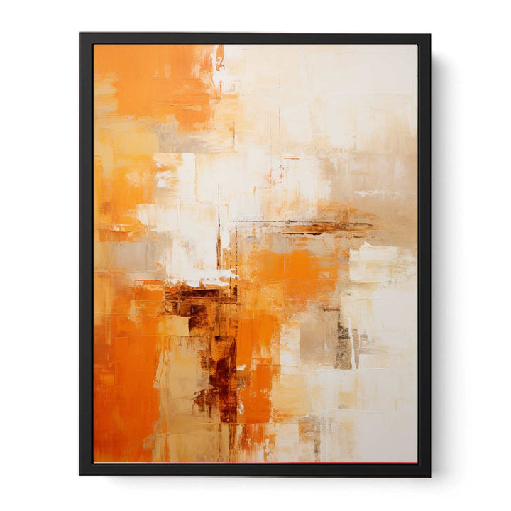 Orange Yellow Abstract Painting
