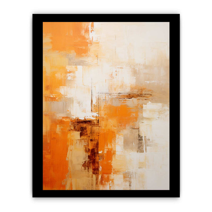 Orange Yellow Abstract Painting
