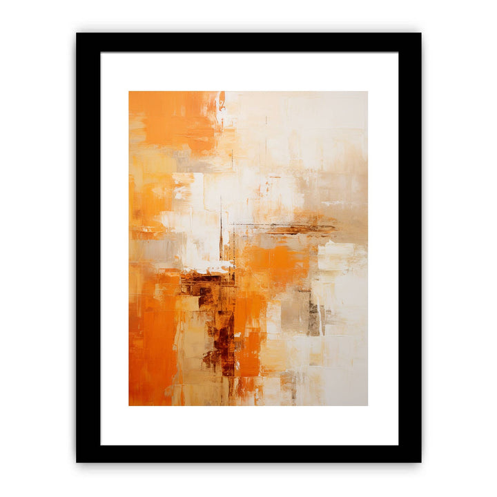 Orange Yellow Abstract Painting