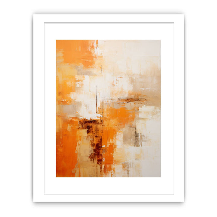 Orange Yellow Abstract Painting