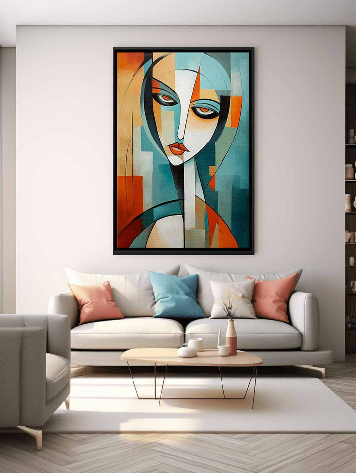 Modern art Woman Painting 