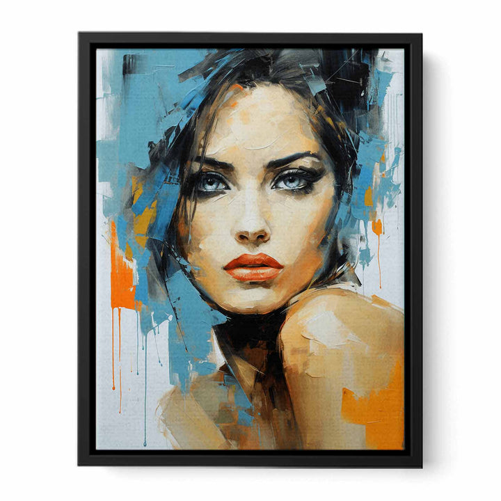 Modern Lady Art Painting 