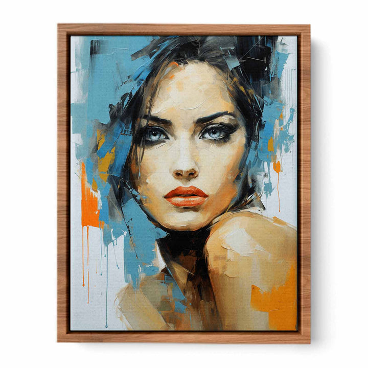 Modern Lady Art Painting 