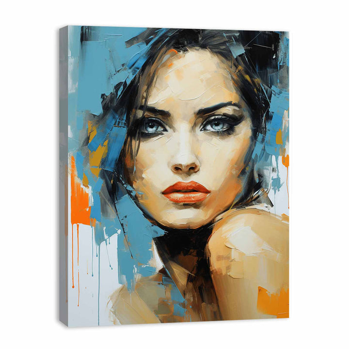 Modern Lady Art Painting 