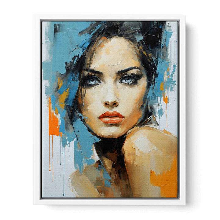 Modern Lady Art Painting Canvas Print