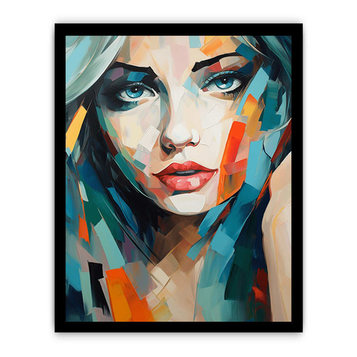 Modern Art  Girl Painting
