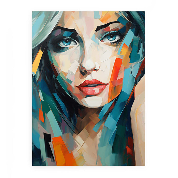 Modern Art  Girl Painting