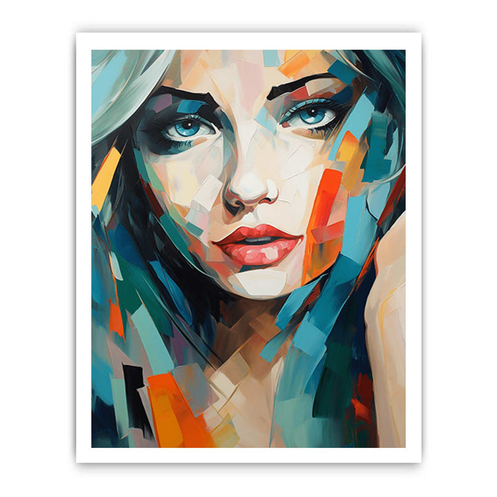 Modern Art  Girl Painting