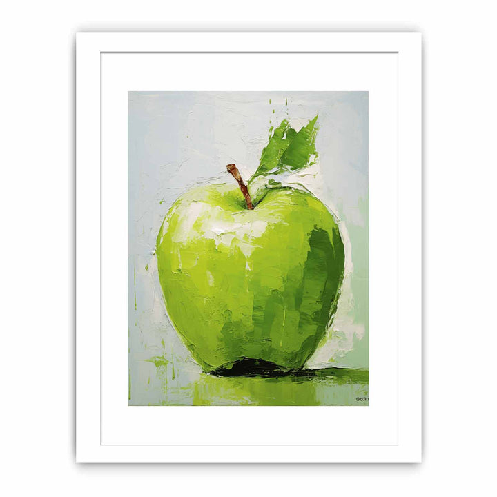 Apple Yellow Modern Painting