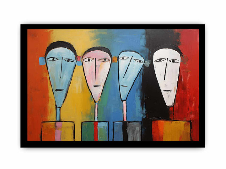Modern Art Boy Painting