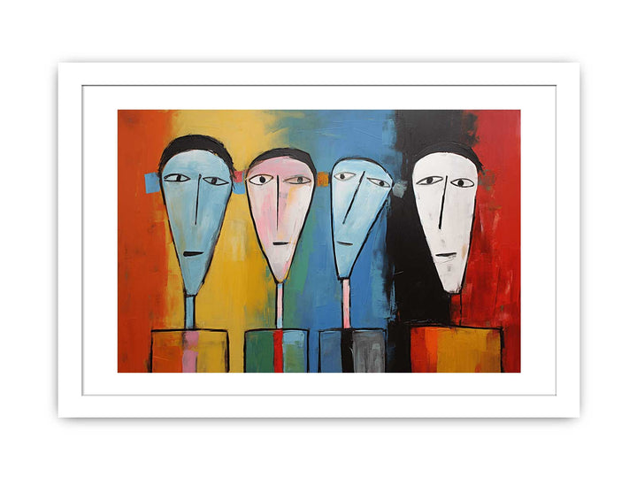 Modern Art Boy Painting