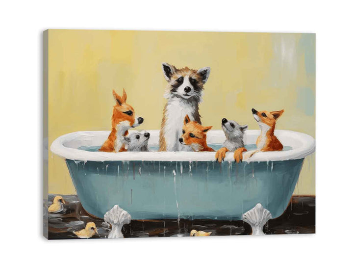 Animal Bathtub Art