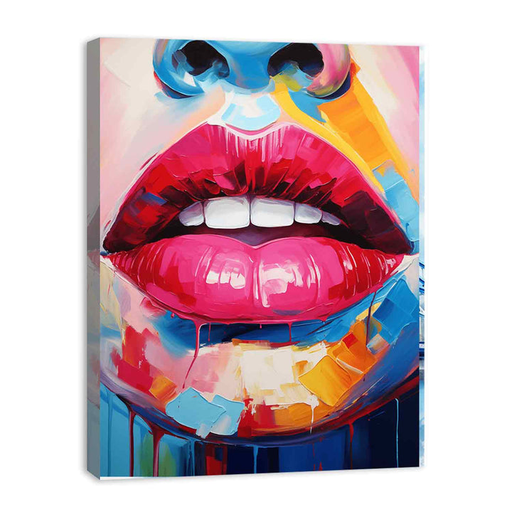 Lips Modern Art  Painting  