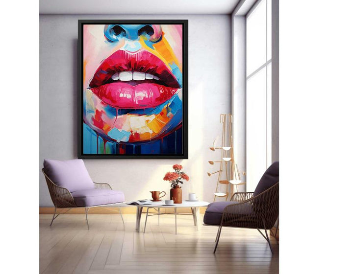 Lips Modern Art  Painting  