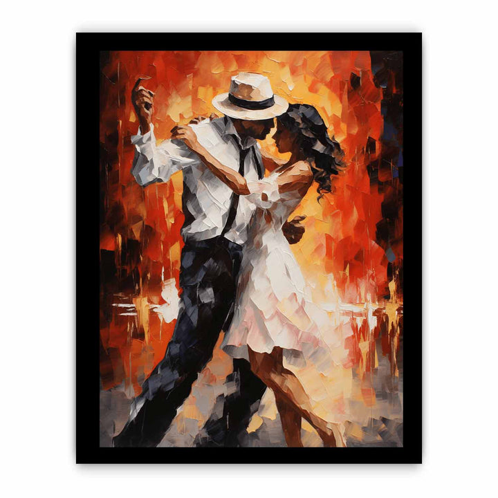 Modern Art  Couple Dancing Painting