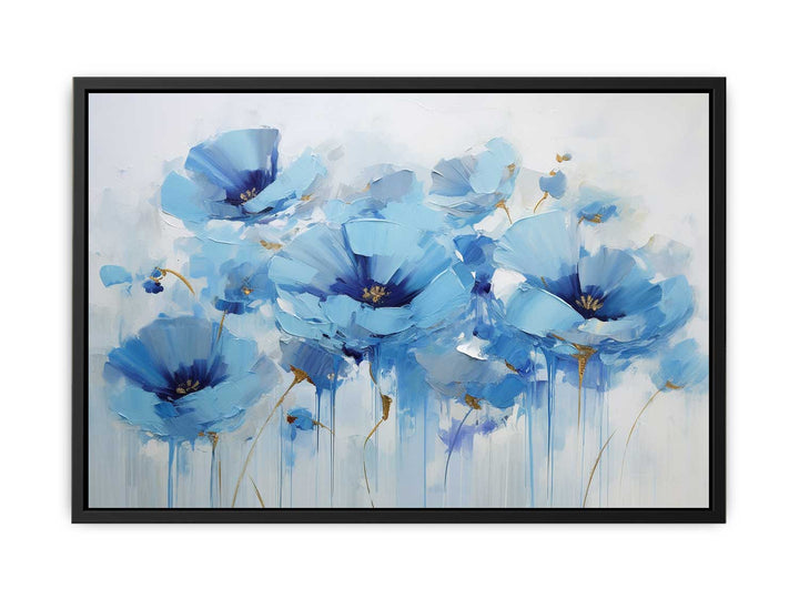Blue Flower Modern Art  Painting  
