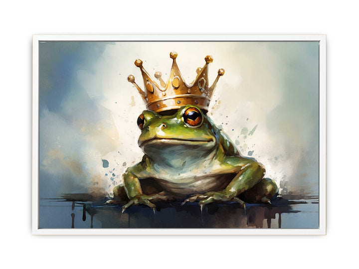 Frog Crown Modern Art Painting