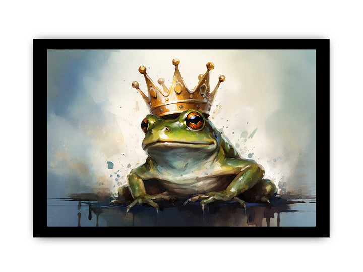 Frog Crown Modern Art Painting