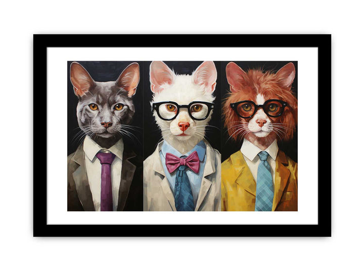 Modern Animal Glasses Art Painting