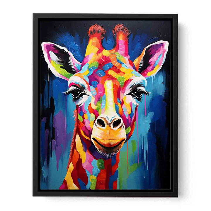 Modern Giraffe Art Painting