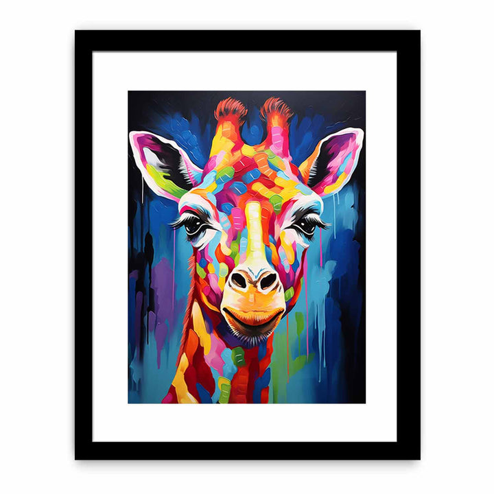 Modern Giraffe Art Painting