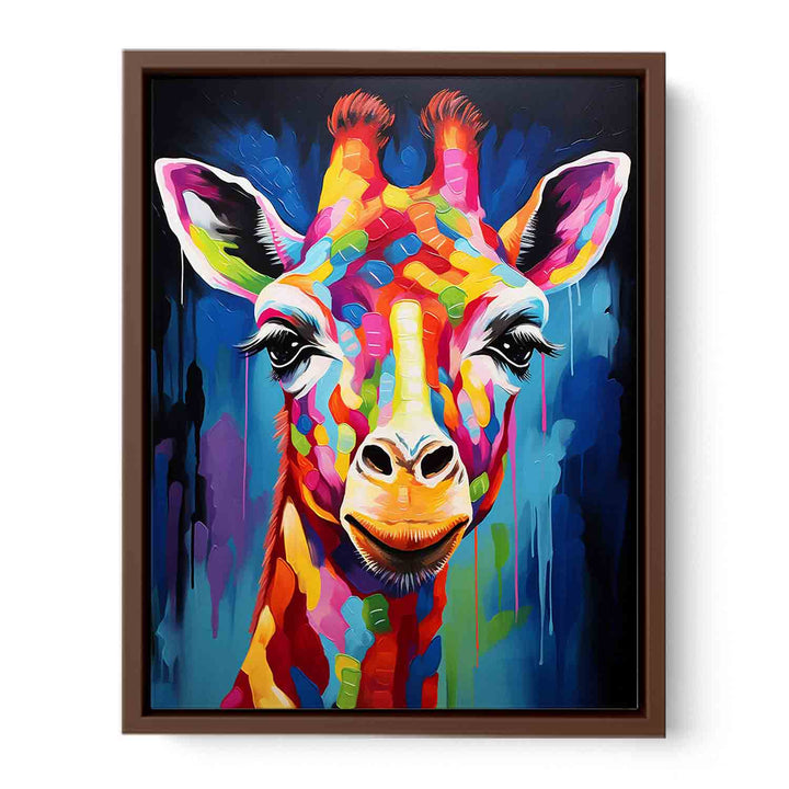 Modern Giraffe Art Painting