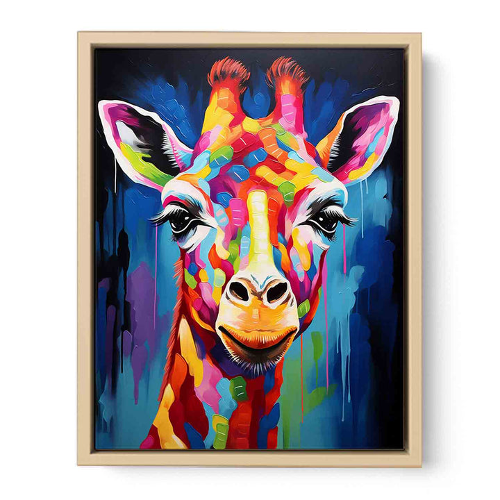 Modern Giraffe Art Painting