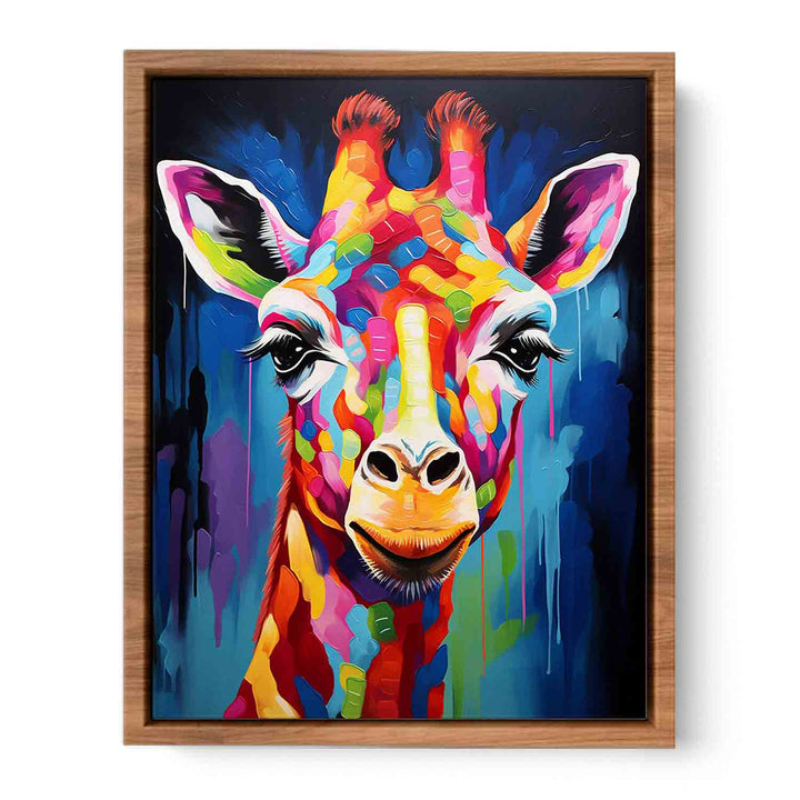 Modern Giraffe Art Painting