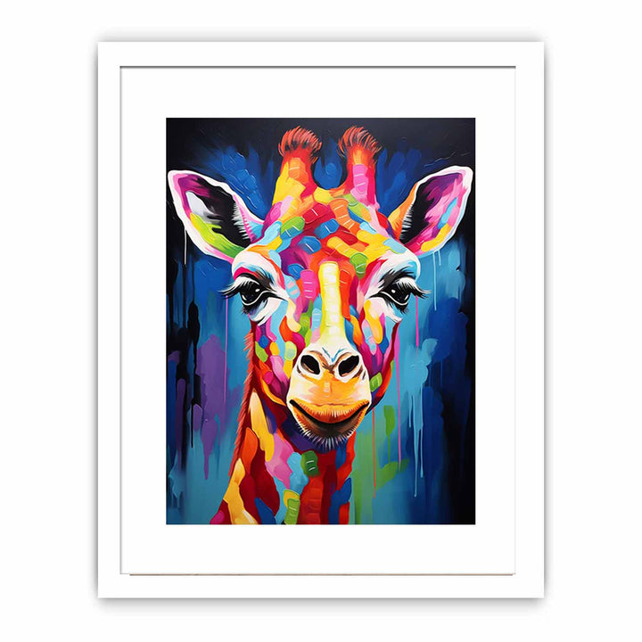Modern Giraffe Art Painting