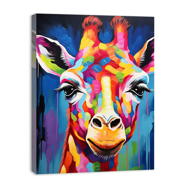 Modern Giraffe Art Painting