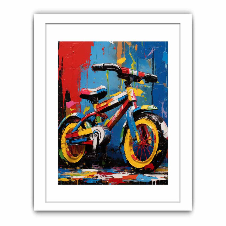 Modern Cycle Toy Art Painting