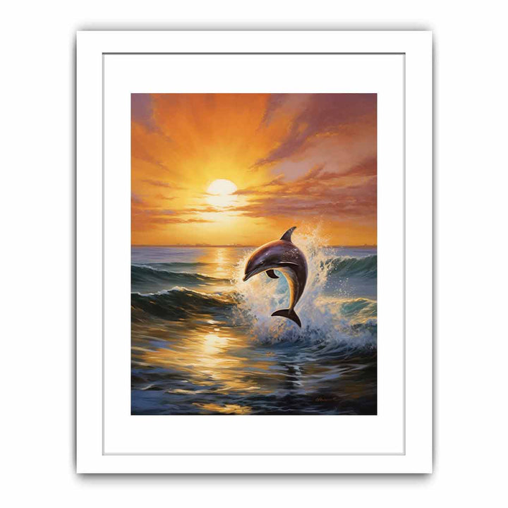 Modern Dolphin Art Painting
