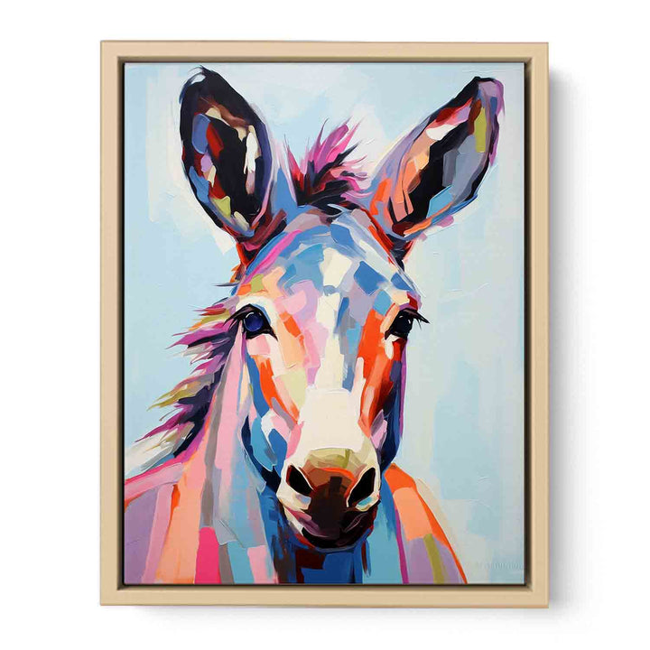 Modern Donkey Art Painting