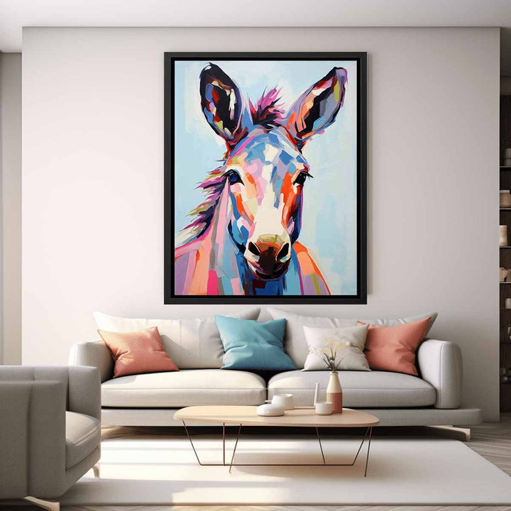 Modern Donkey Art Painting
