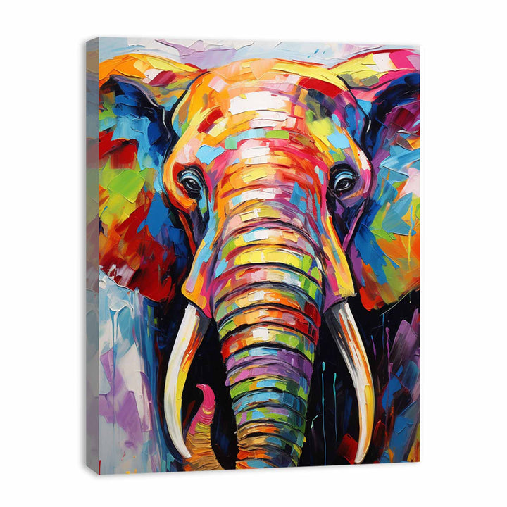 Modern Art Painting Elephant Teeth