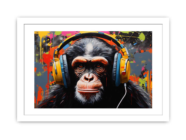 Blue Monkey Painting