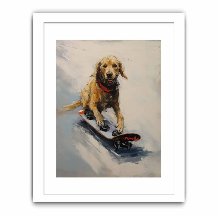 Modern Dog Skates Art Painting