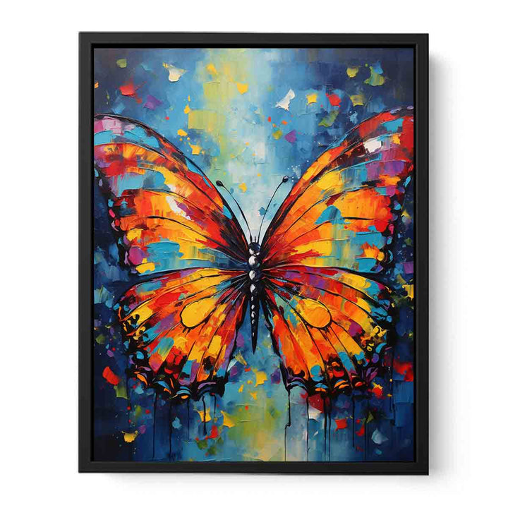 Colorful Butterfly Modern Art Painting